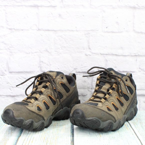 Oboz Sawtooth II Brown Leather Waterproof Lace Up Hiking Shoes Size 8.5 - Picture 2 of 9